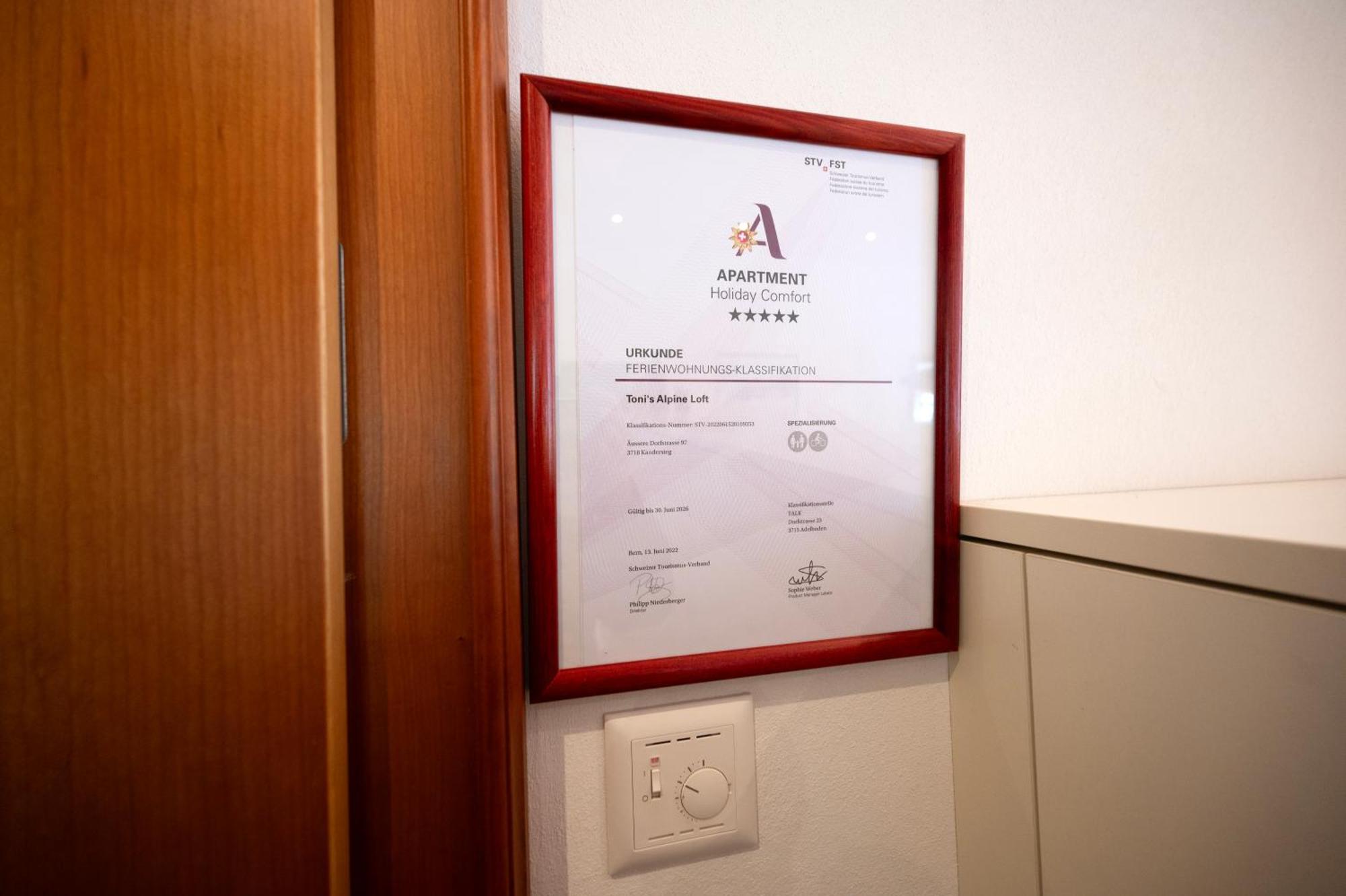 Toni'S Alpine Loft & Spa 칸더슈텍 외부 사진